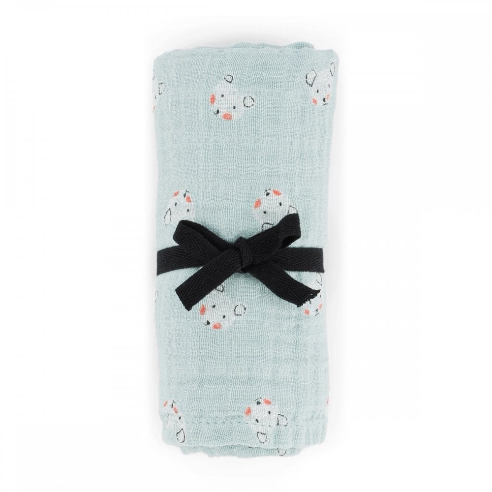 BIANCA SWADDLE - TEDDY BLUSH BLUE
