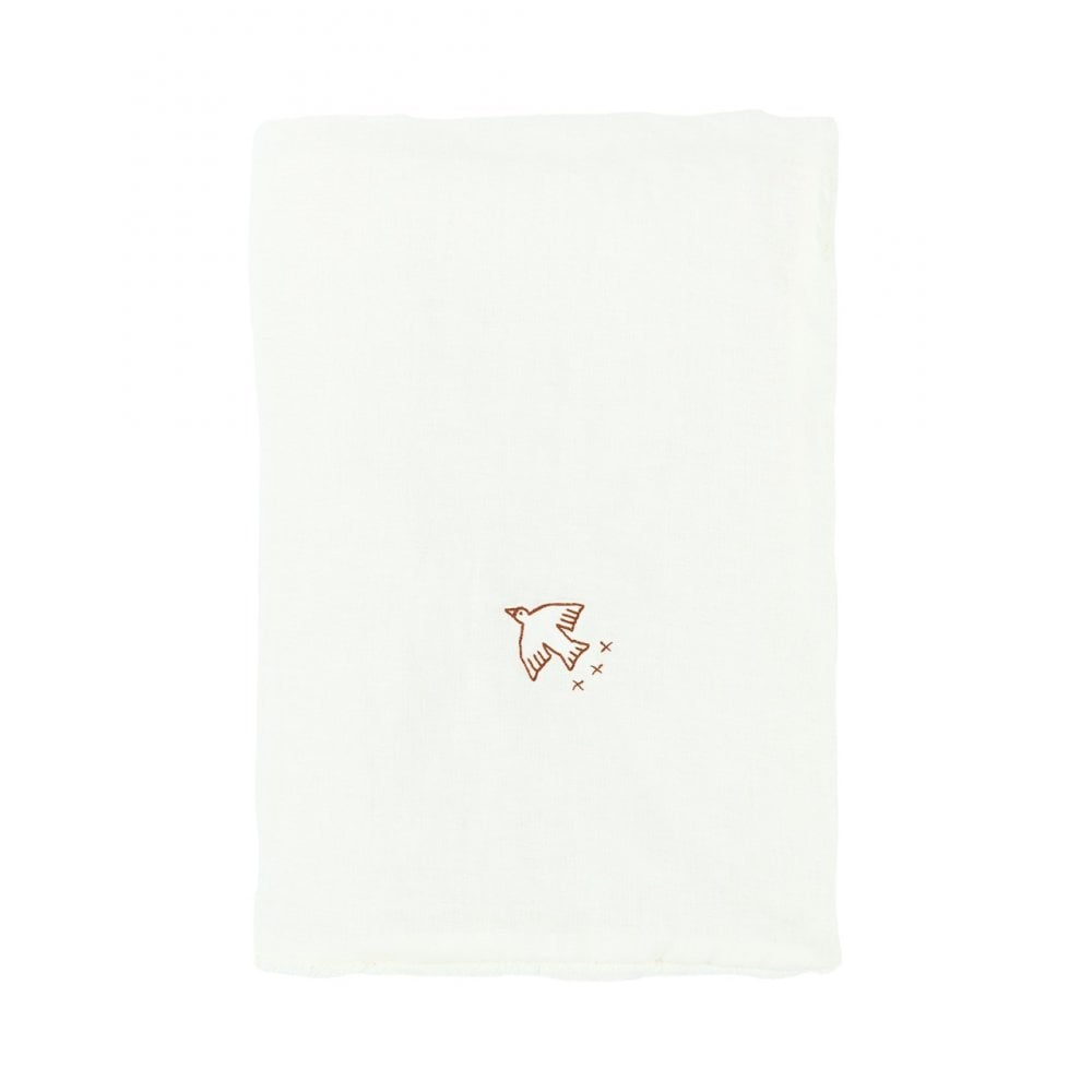 L1N0 EMBROIDERED WINTER BLANKET FRENCH LINEN