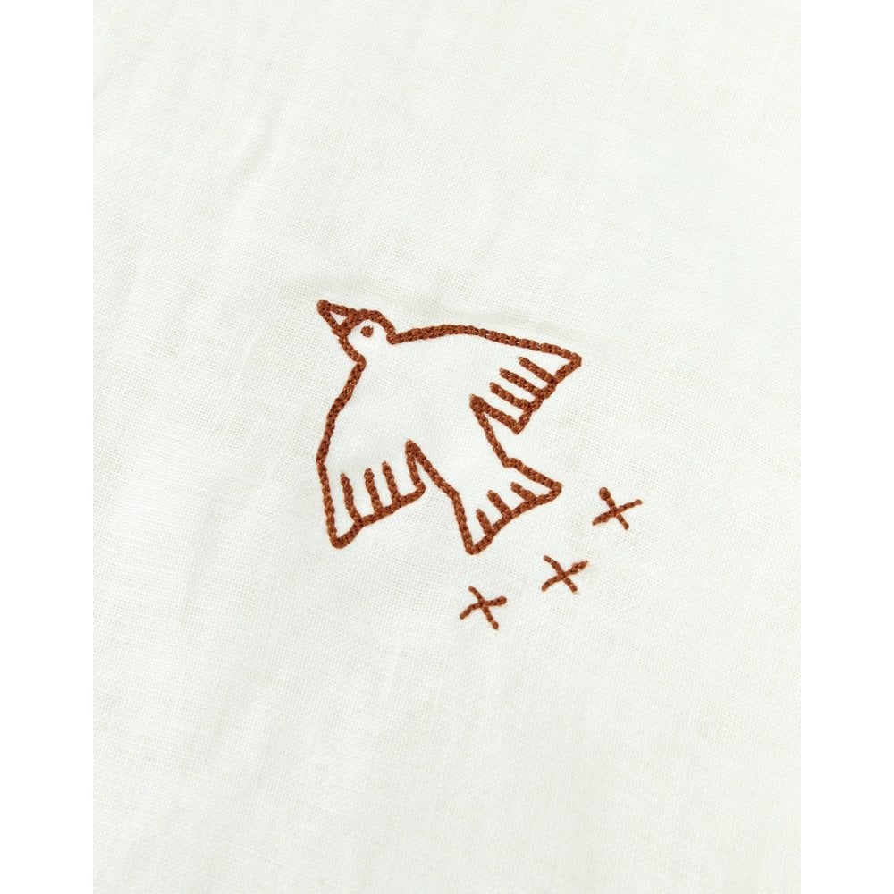 L1N0 EMBROIDERED WINTER BLANKET FRENCH LINEN