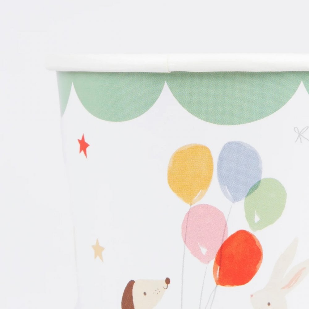 8 ANIMAL FRIENDS CUPS