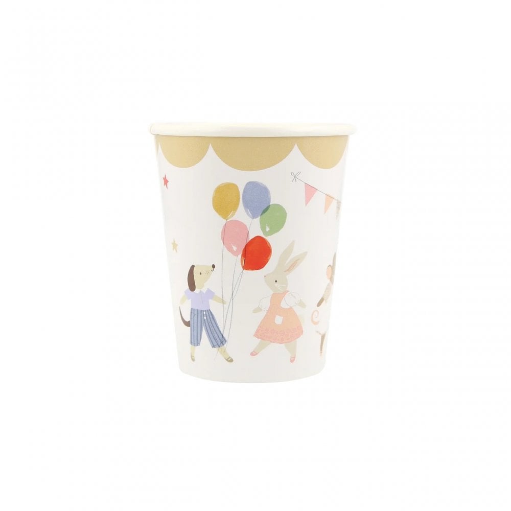 8 ANIMAL FRIENDS CUPS