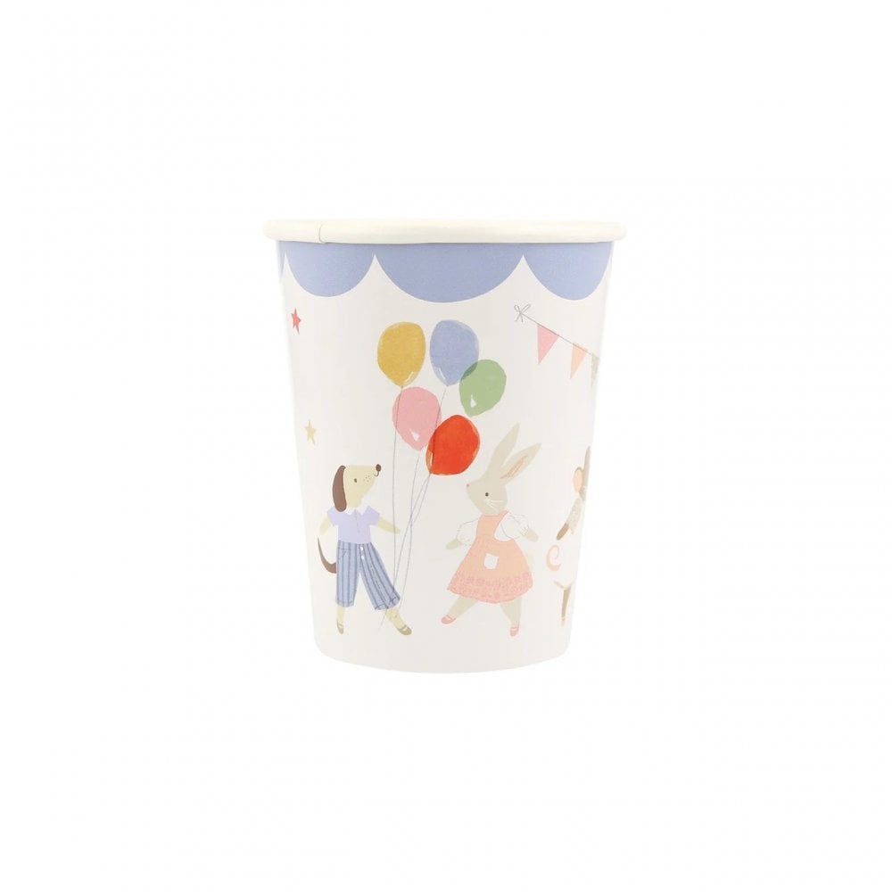 8 ANIMAL FRIENDS CUPS