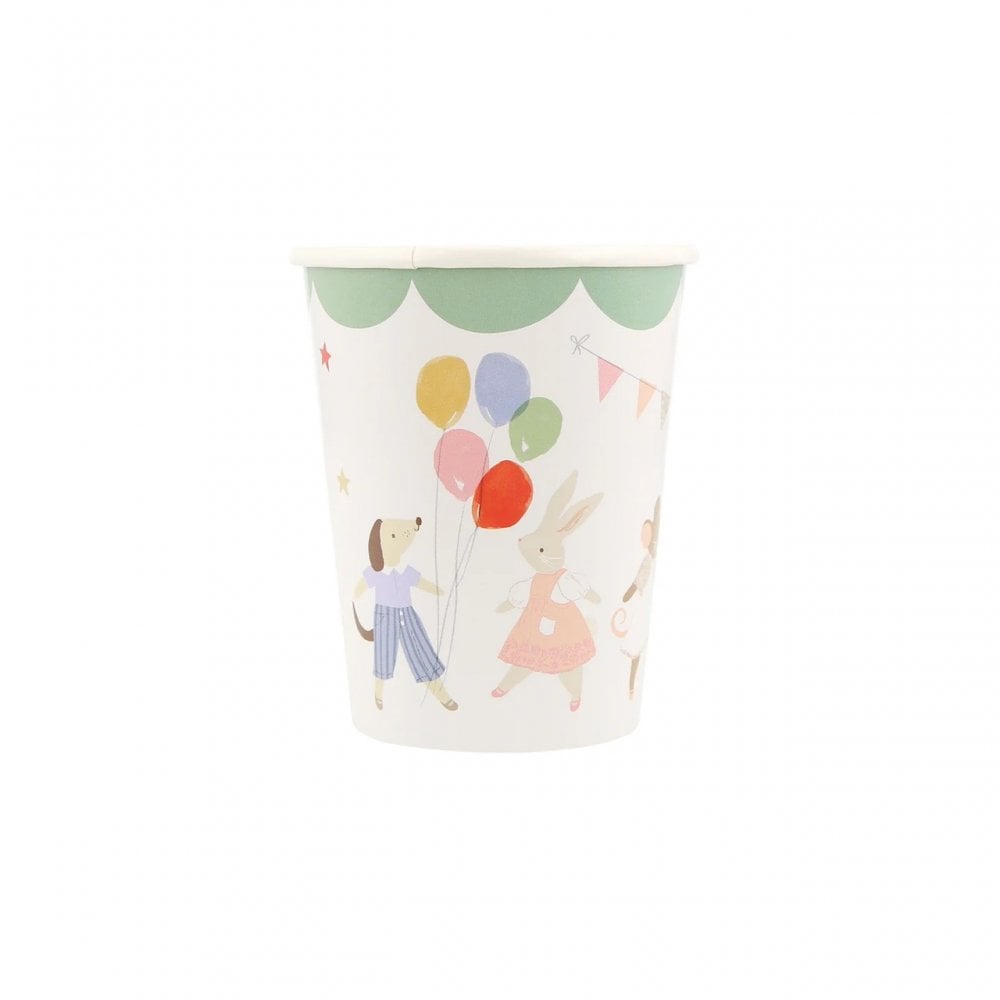 8 ANIMAL FRIENDS CUPS