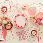 8 CHERRY PATTERN CUPS