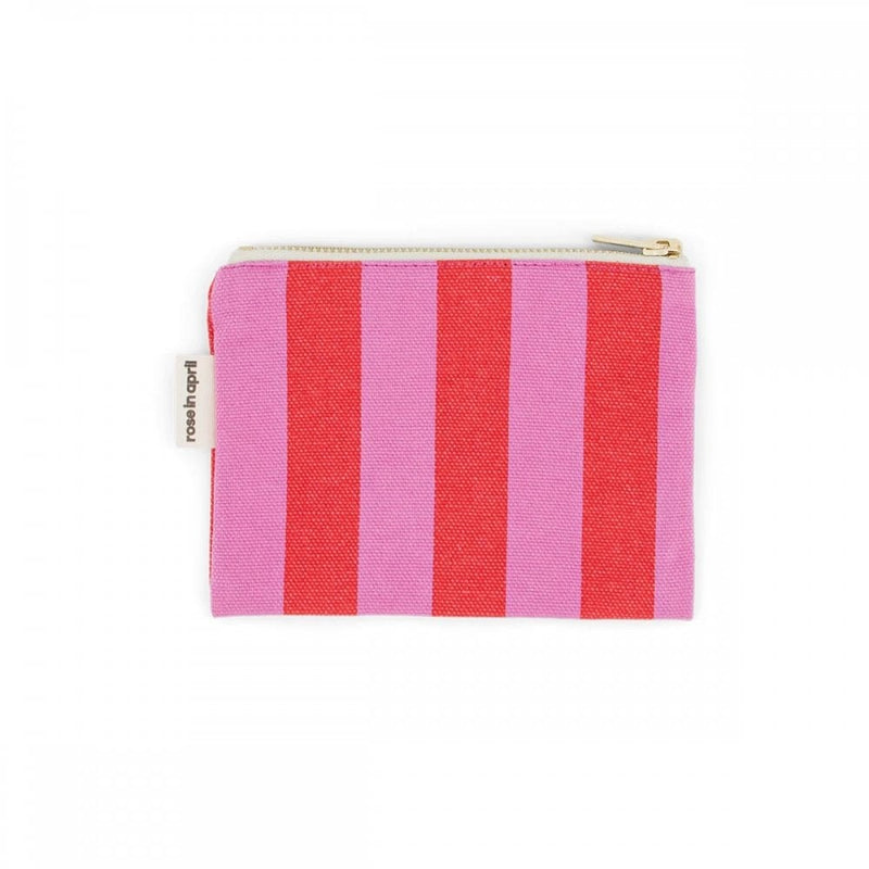 MARIE PURSE - Stripes Orchid/Tomato