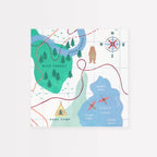 16 CAMPING ADVENTURE MAP LARGE NAPINS