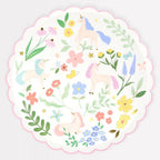 8 MEADOW UNICORN PLATES