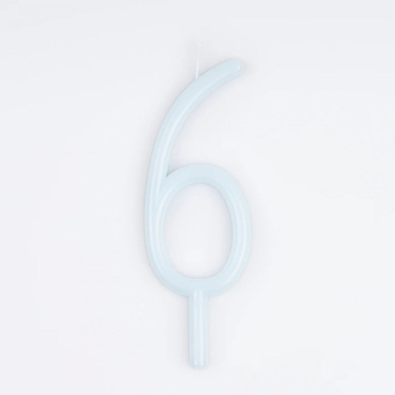 SLIM NUMBER CANDLE - 6