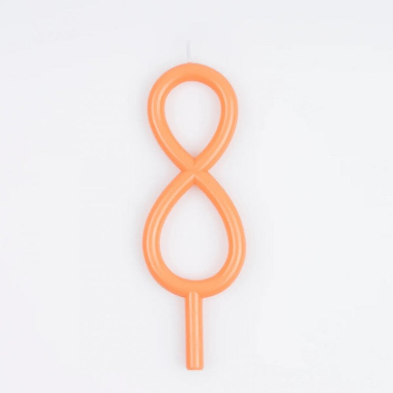 SLIM NUMBER CANDLE - 8