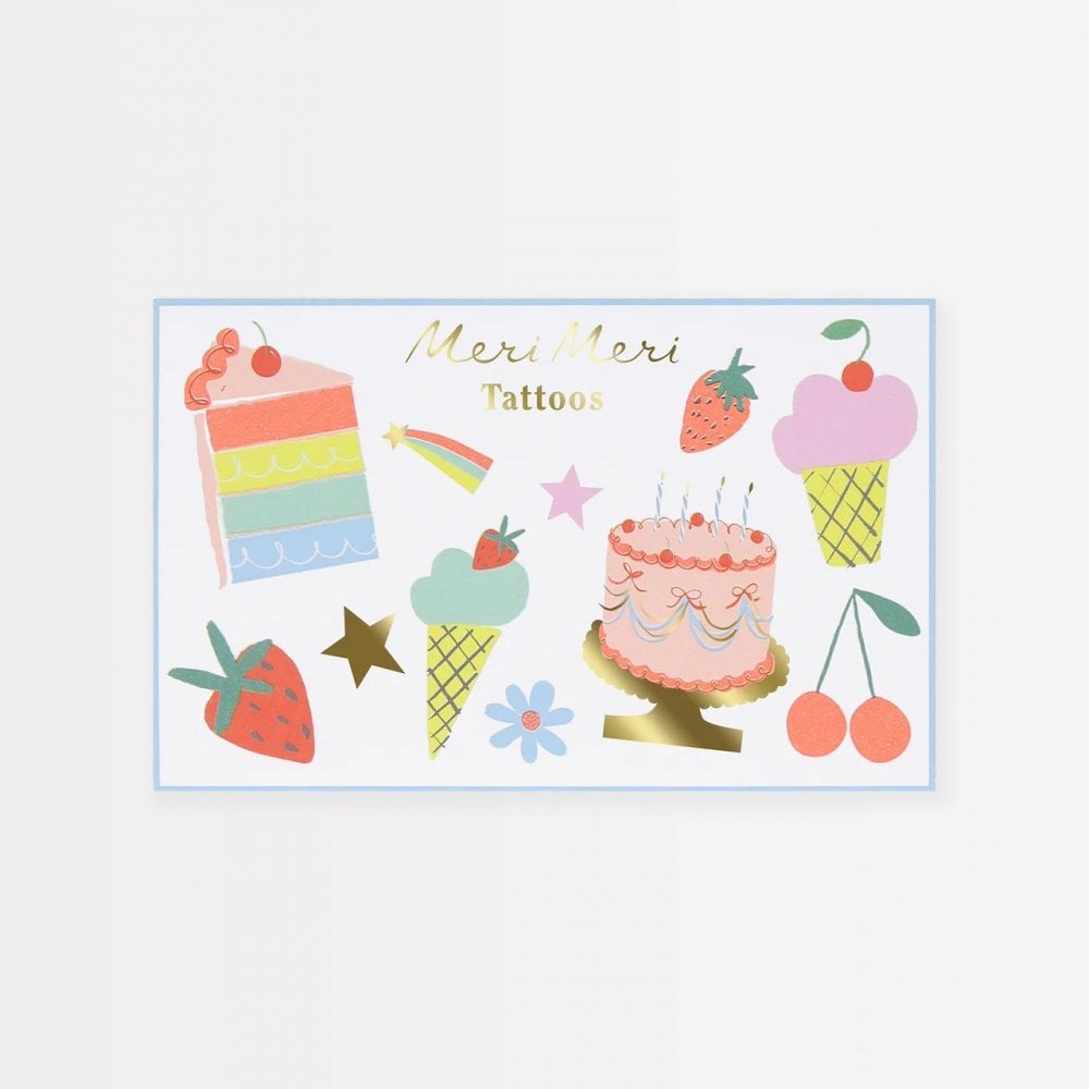 BIRTHDAY TEMPORARY TATTOOS