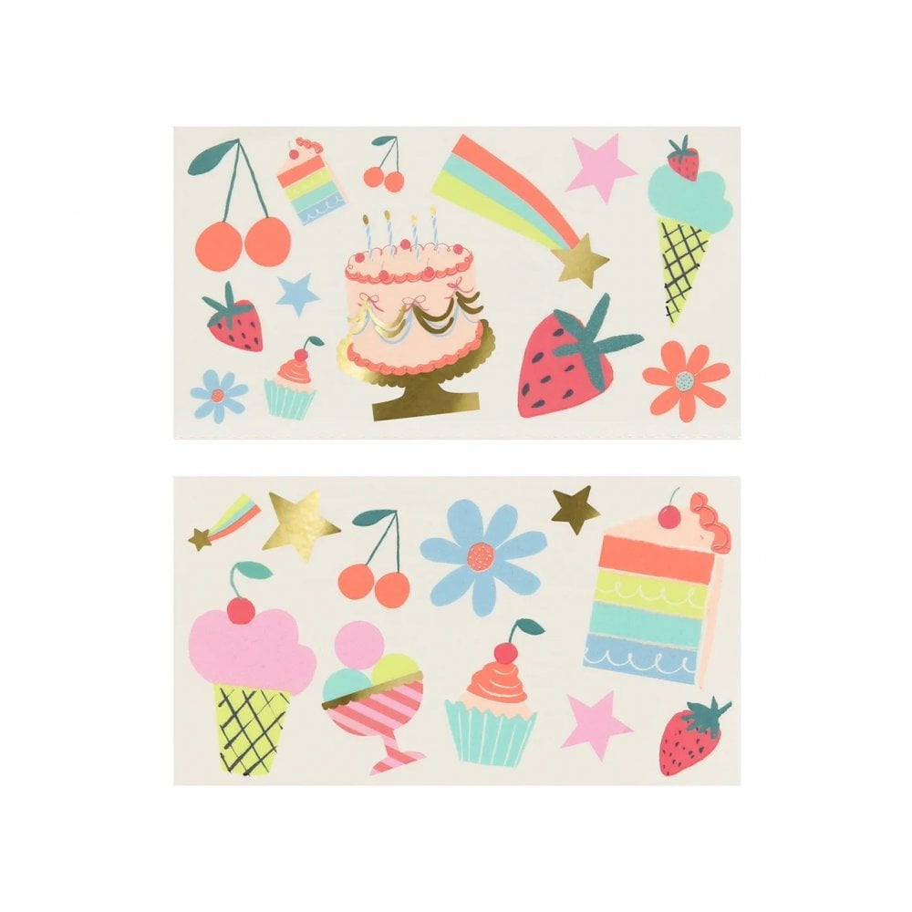 BIRTHDAY TEMPORARY TATTOOS
