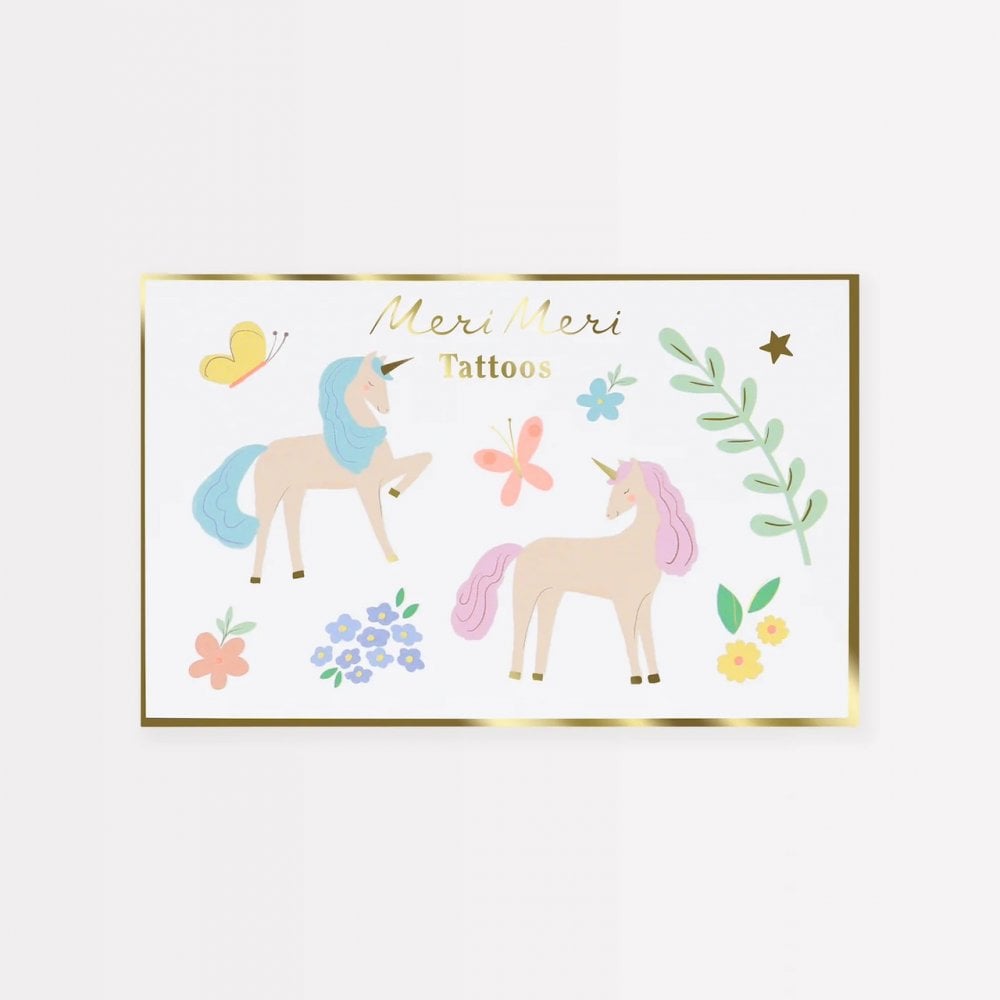 UNICORN TEMPORARY TATTOOS