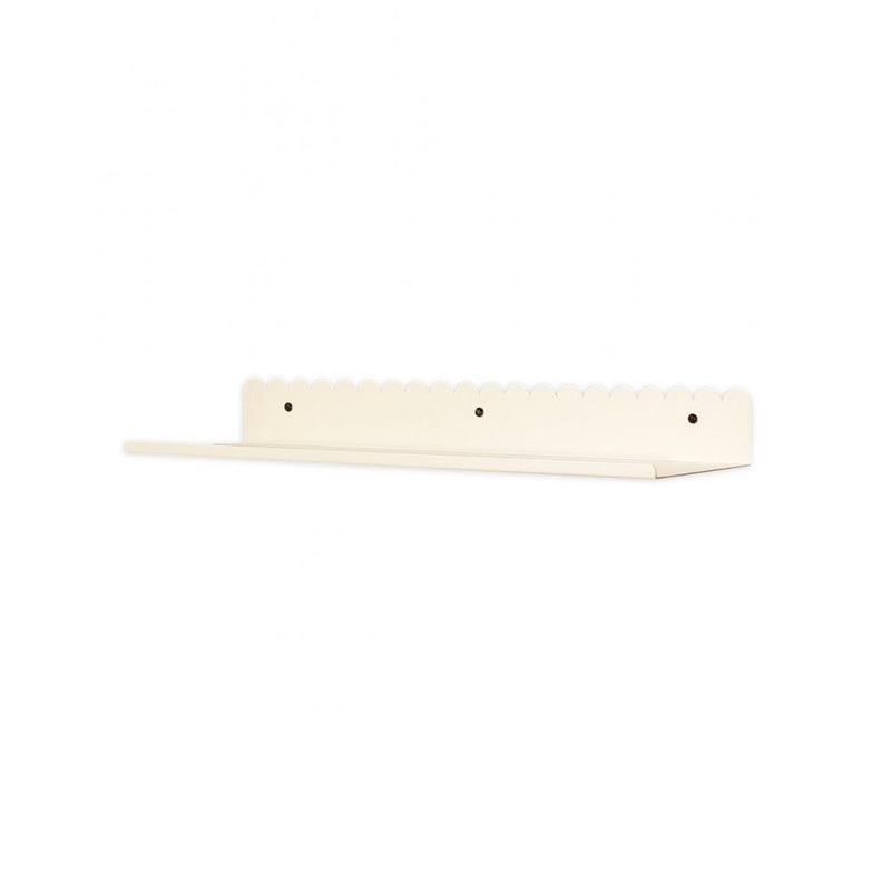 STEEL WALL SHELF - LARGE - Ivory