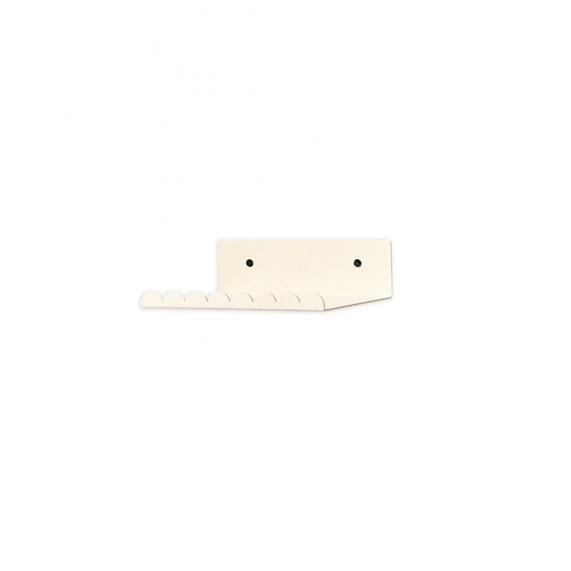 STEEL WALL SHELF - SMALL - Ivory