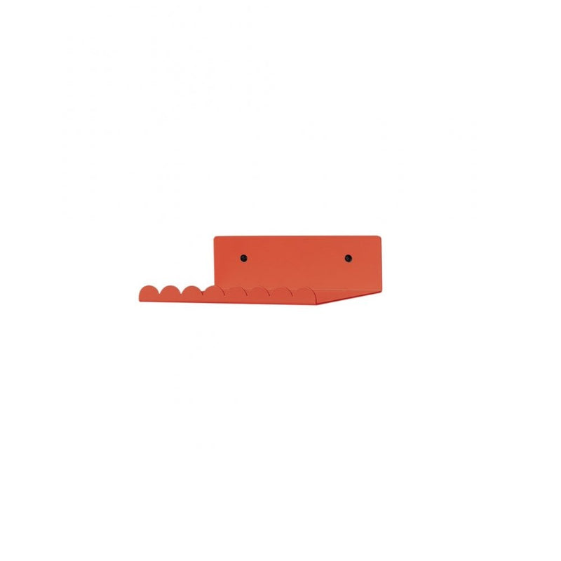 STEEL WALL SHELF - SMALL - Burnt Red