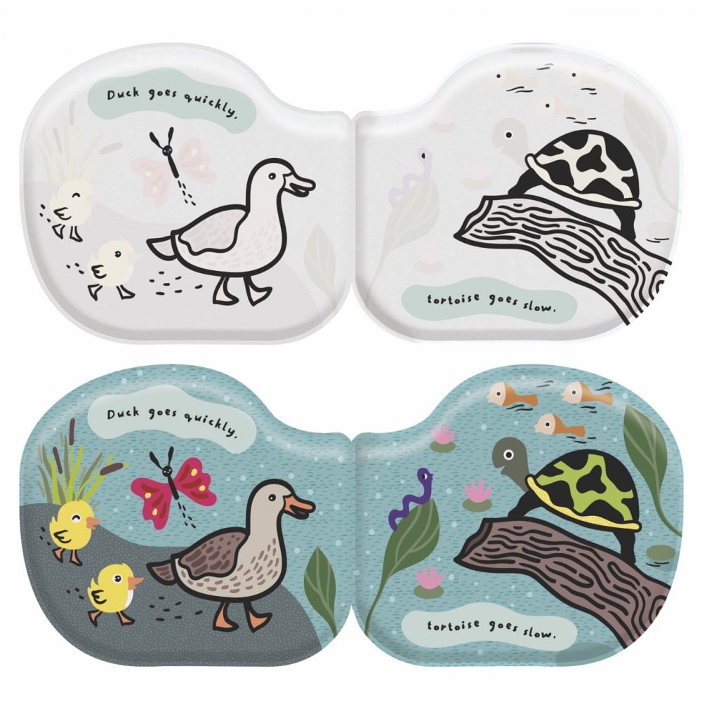 CHANGING COLOUR BATH BOOK - DUCK & FRIENDS