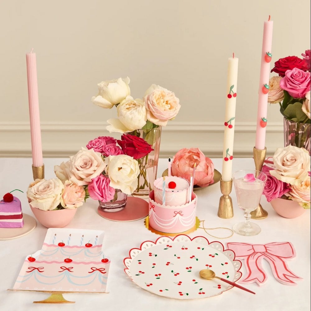 8 FANCY CAKE SHAPED PLATES