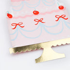 8 FANCY CAKE SHAPED PLATES