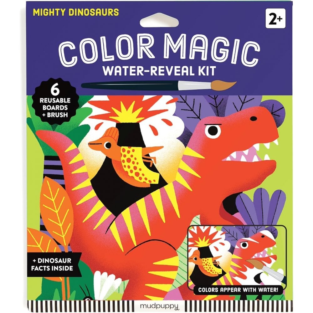 COLOUR MAGIC WATER REVEAL KIT - MIGHTY DINOSAURS (2 YEARS+)