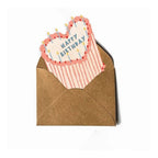 MINI CARD - HEART BIRTHDAY CAKE
