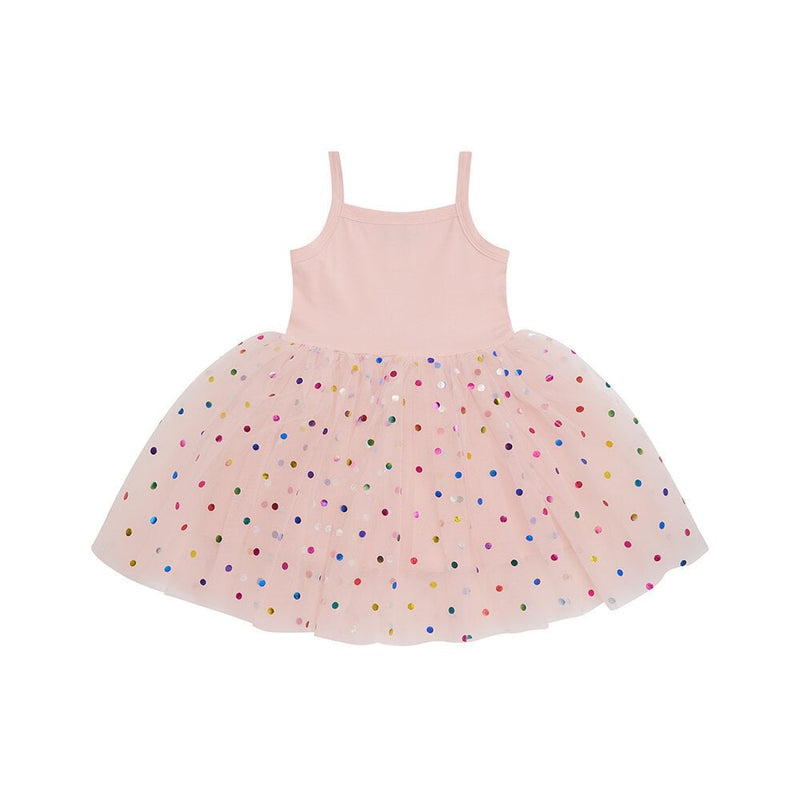 SPOT DRESS - Pink