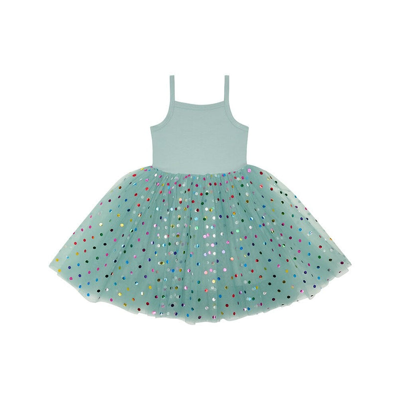SPOT DRESS - Turquoise