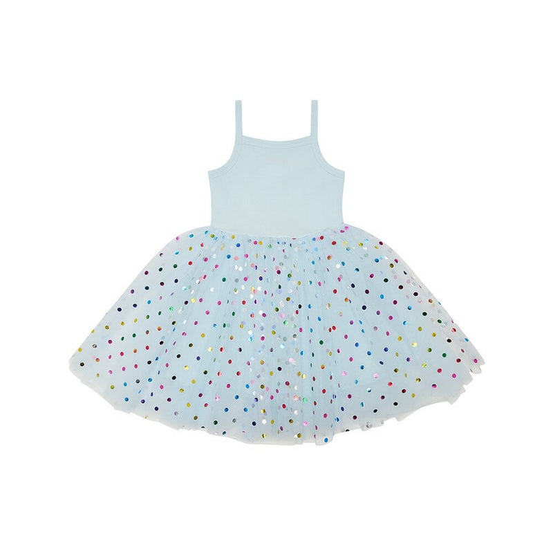 SPOT DRESS - Sky