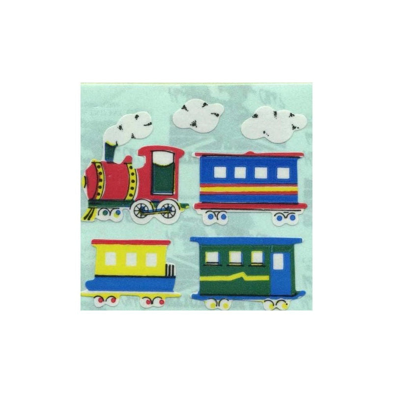 PAPER STICKER SHEET - Steam Trains