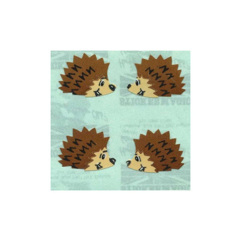 PAPER STICKER SHEET - Hedgehogs