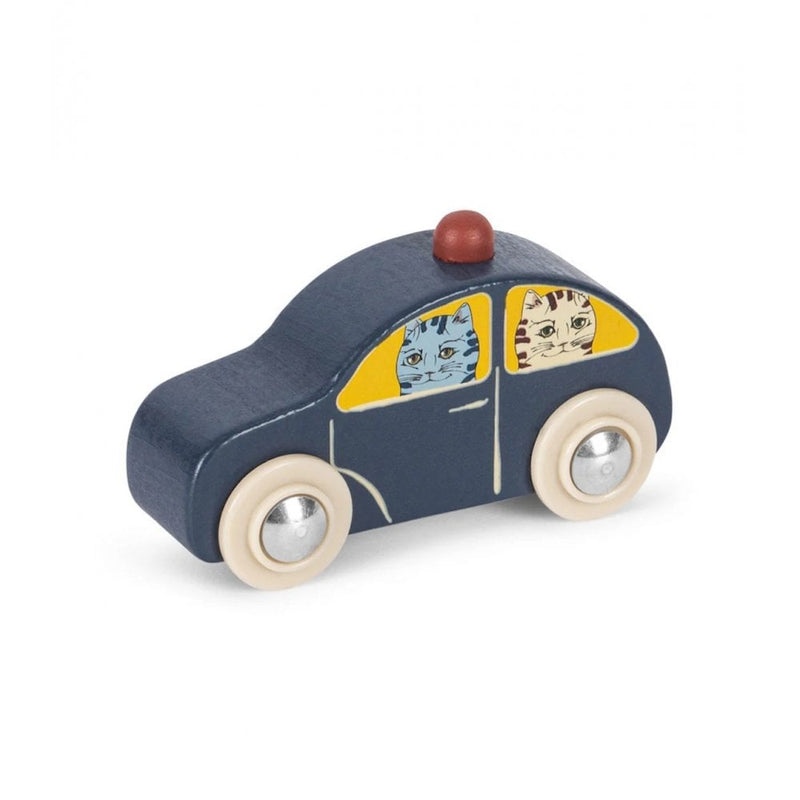 LITTLE WOODEN CAR - Blue