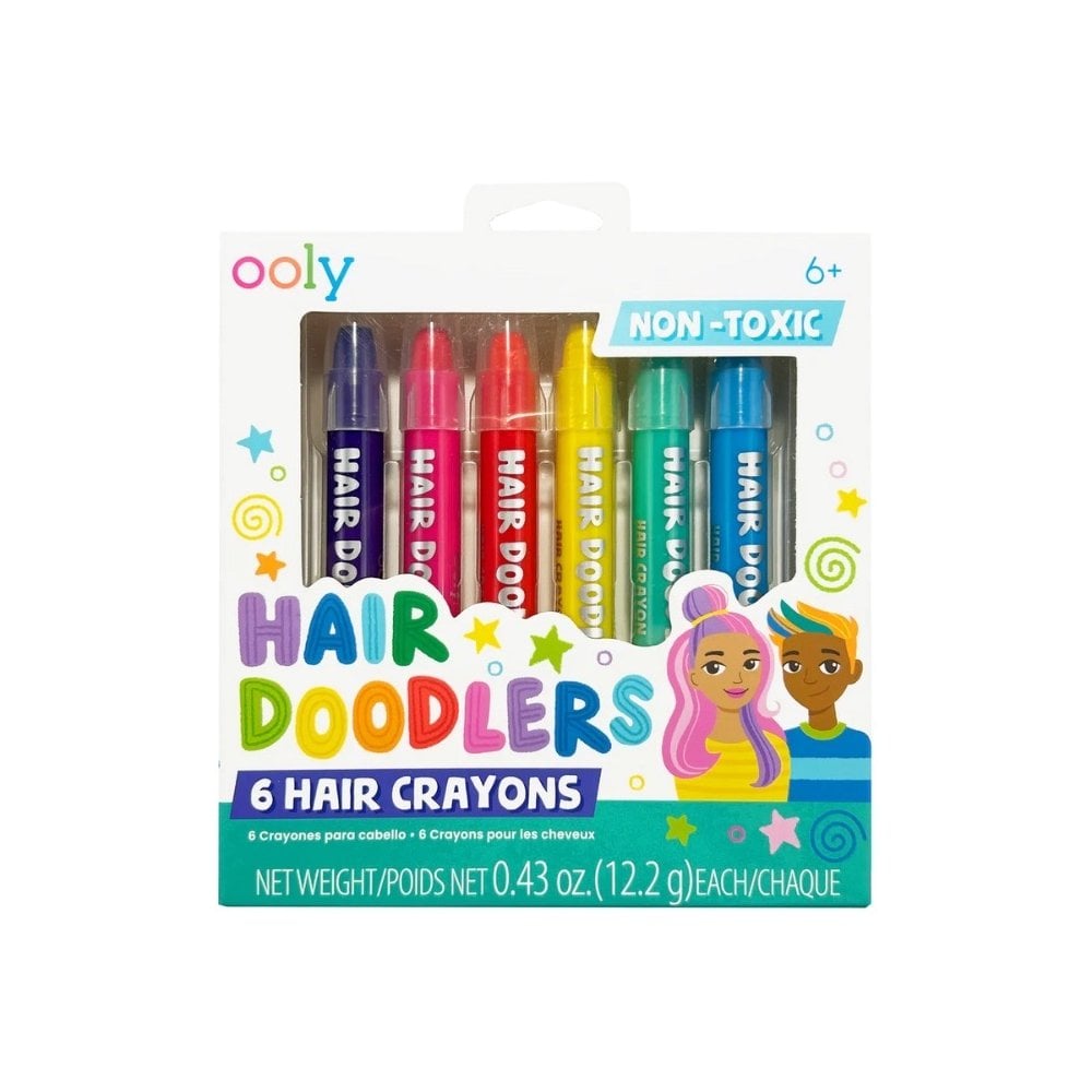 HAIR DOODLERS - 6 HAIR CRAYONS