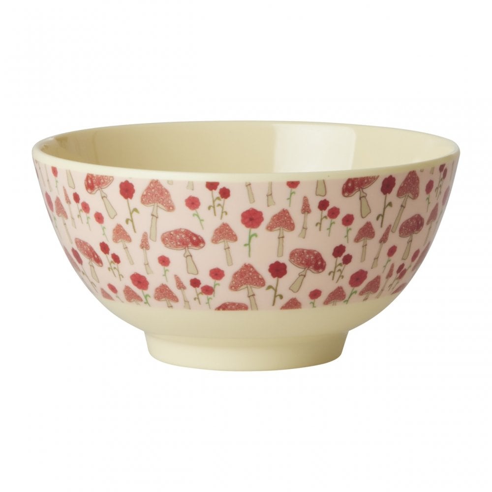 MELAMINE BOWL - PINK HAPPY FOREST