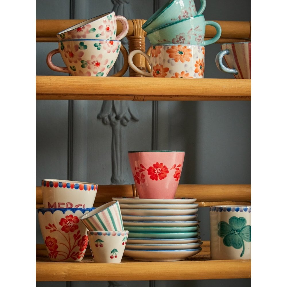 EXTRA SMALL CERAMIC CUP HAND PAINTED