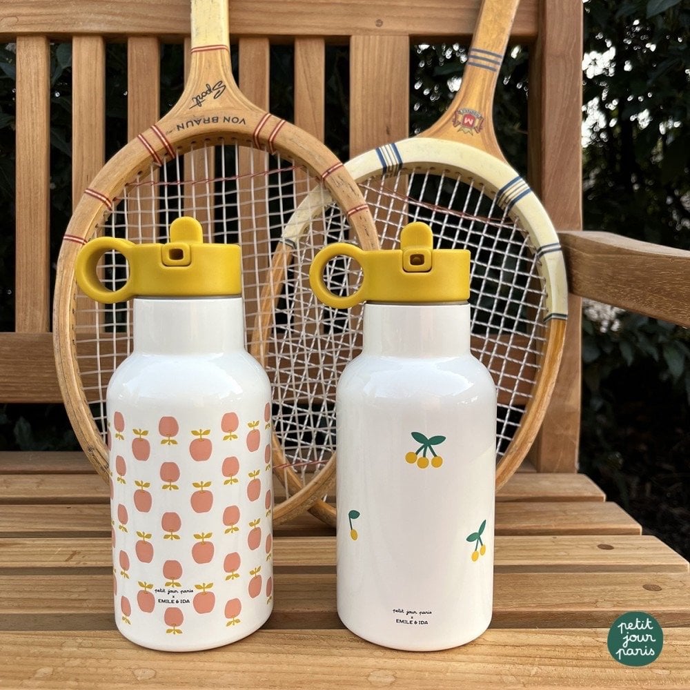 INSULATED WATER BOTTLE 350ml - APPLES