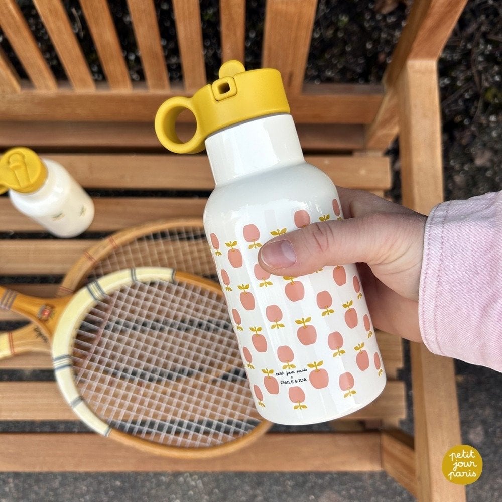 INSULATED WATER BOTTLE 350ml - APPLES