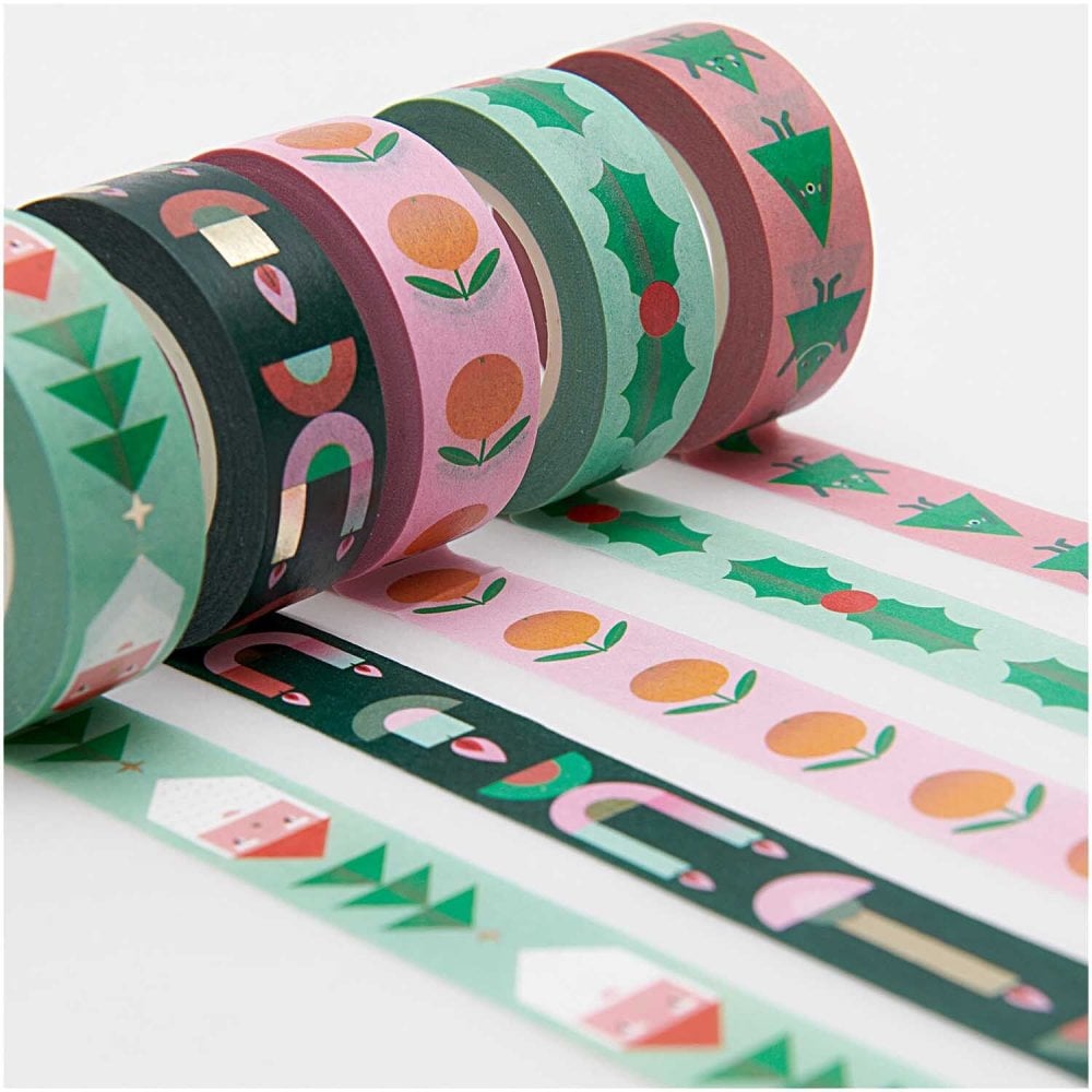 WASHI PAPER TAPE SET - CHRISTMAS