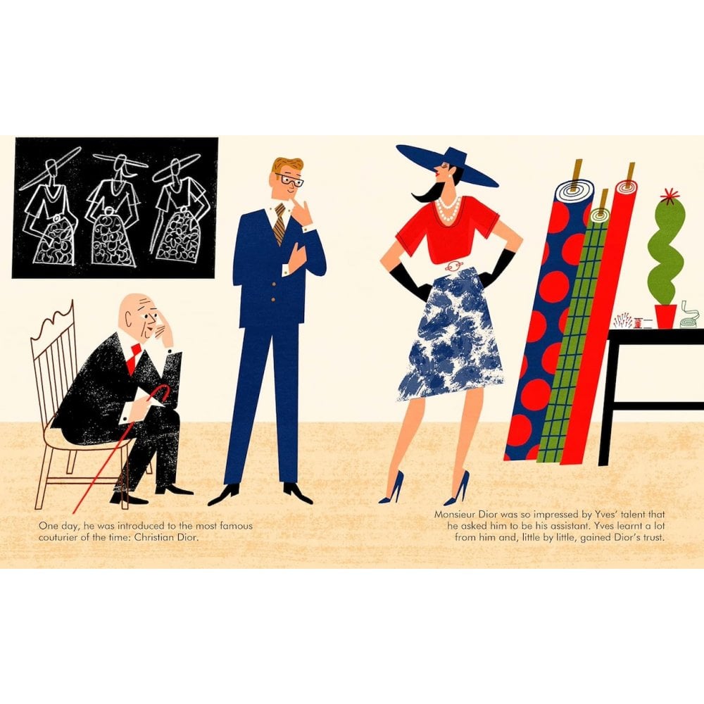 LITTLE PEOPLE BIG DREAMS BOOK - YVES SAINT LAURENT