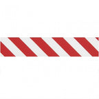 CANDY STRIPE RIBBON - RED + WHITE