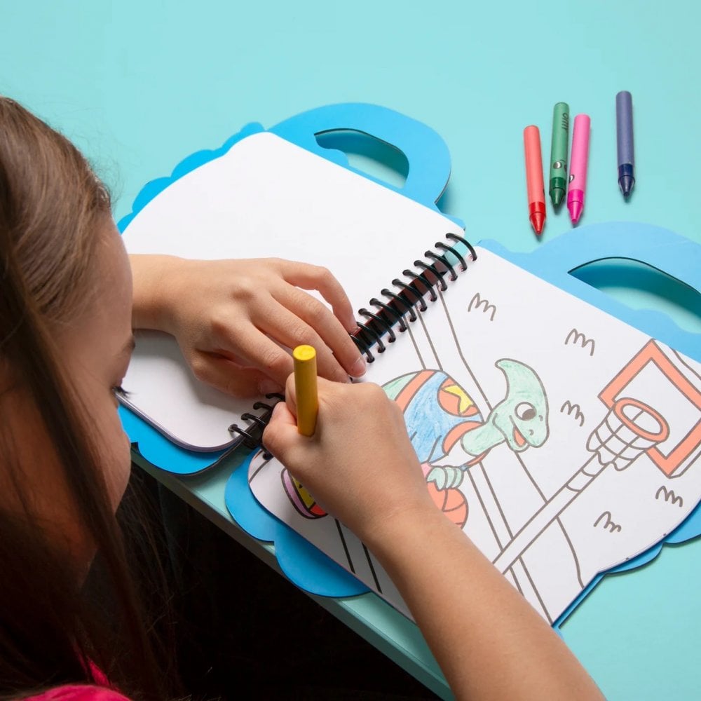 SUPER COLOURING + STICKER BOOK