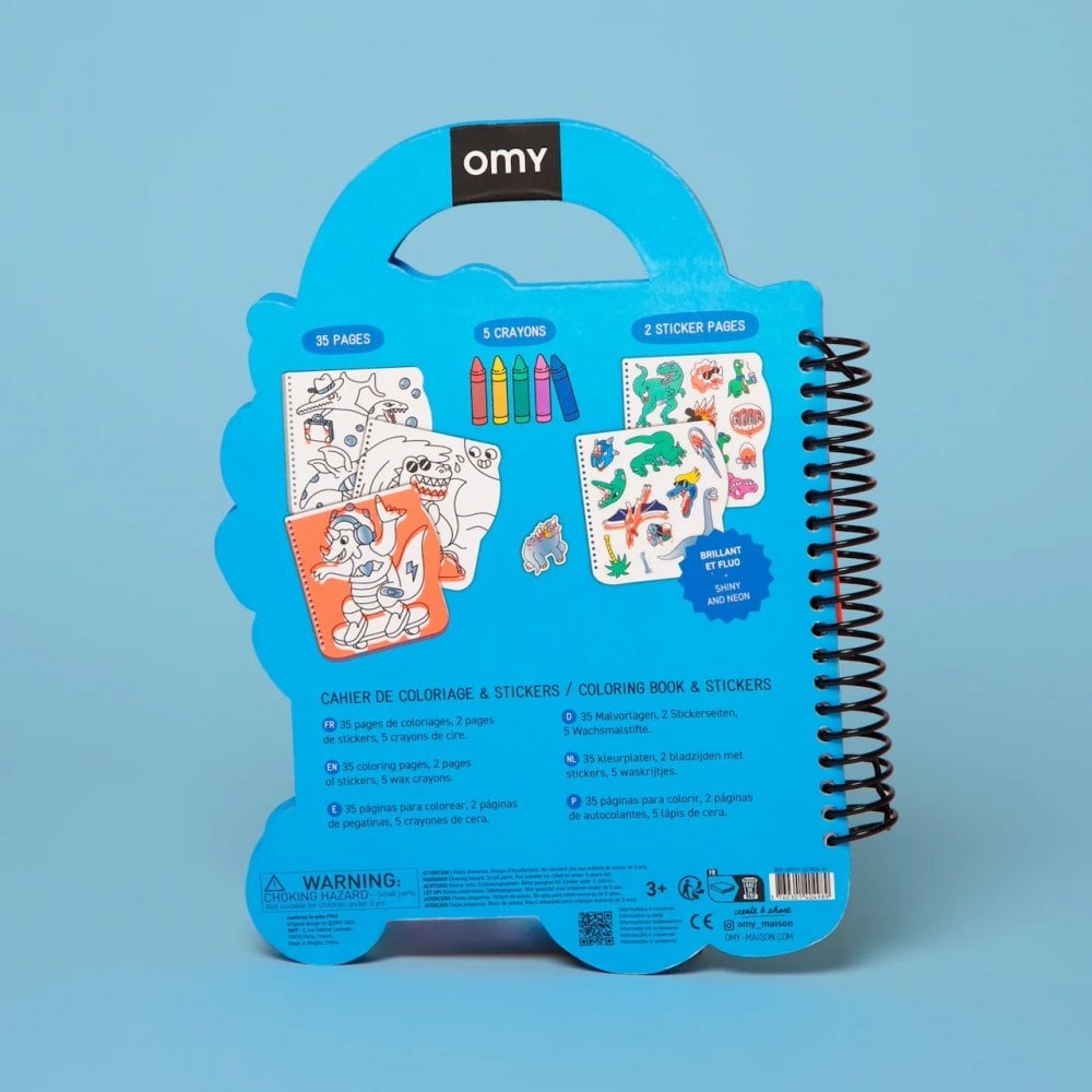 SUPER COLOURING + STICKER BOOK