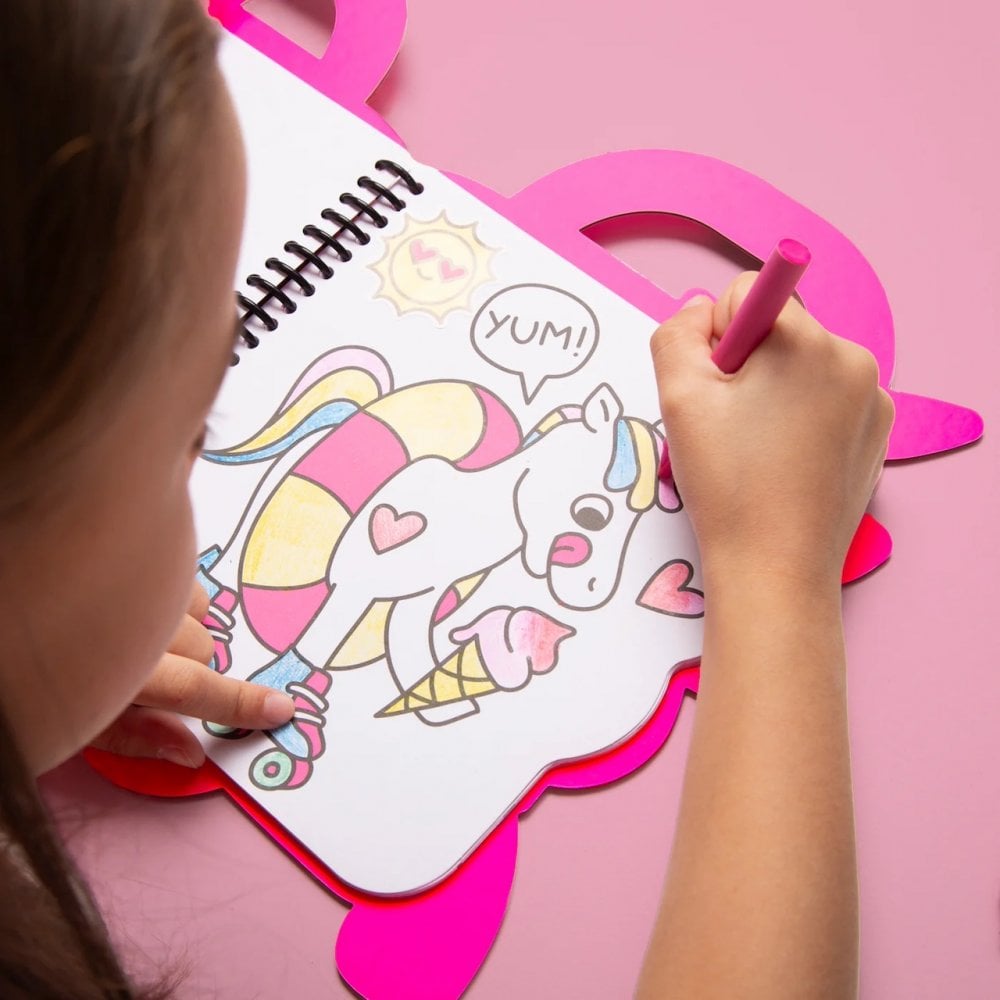 SUPER COLOURING + STICKER BOOK
