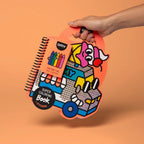 SUPER COLOURING + STICKER BOOK