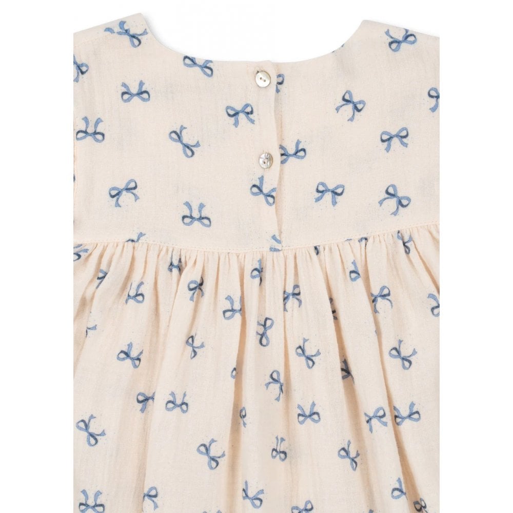 COCO DRESS - BOW BLEU