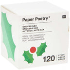 STICKER ROLL - HOLLY + BERRIES