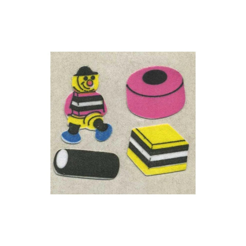 FURRY STICKER SHEET - Liquorice Allsorts