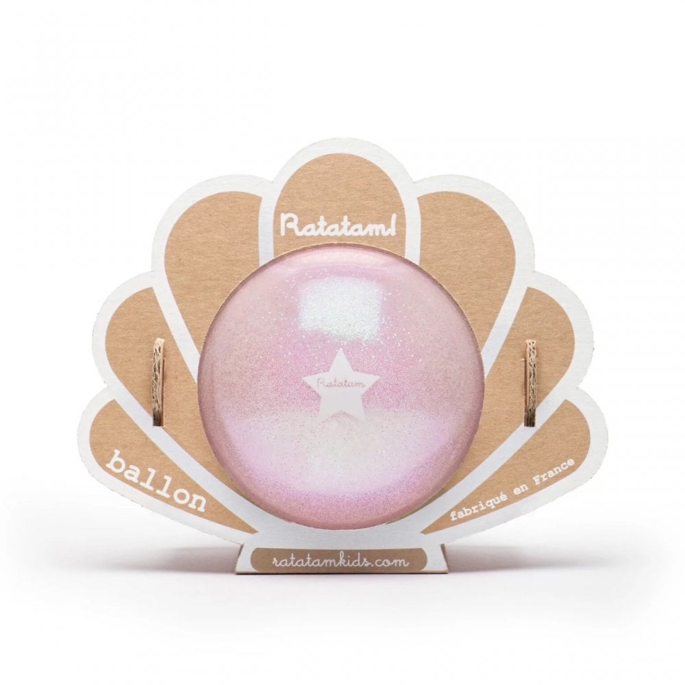 10cm PLAY BALL SEASHELL - GLITTER