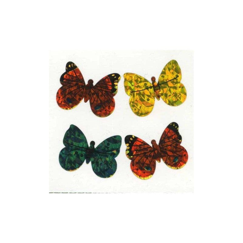 PRISMATIC STICKER SHEET - Butterflies