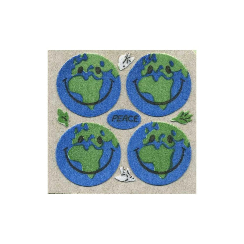 FURRY STICKER SHEET - Happy World