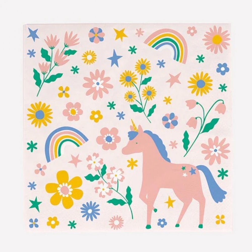 20 NAPKINS - MAGICAL UNICORN