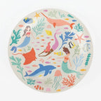 8 PAPER PLATES - MERMAID